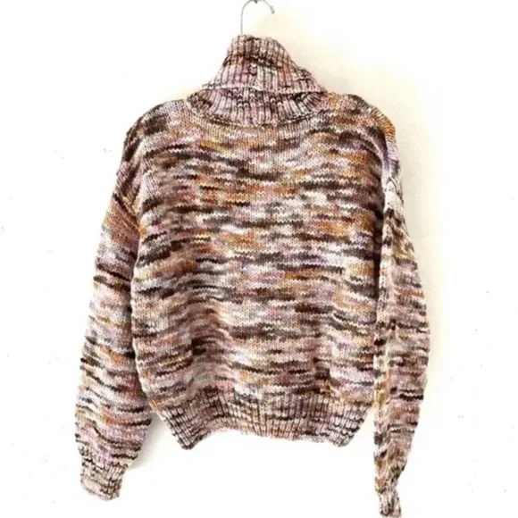 A.L.C. Harper Multi Color Wool Knit Turtleneck Sweater XS - Picture 8 of 8